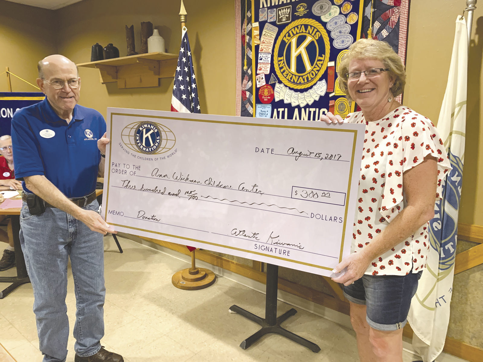 Atlantic Kiwanis Donation